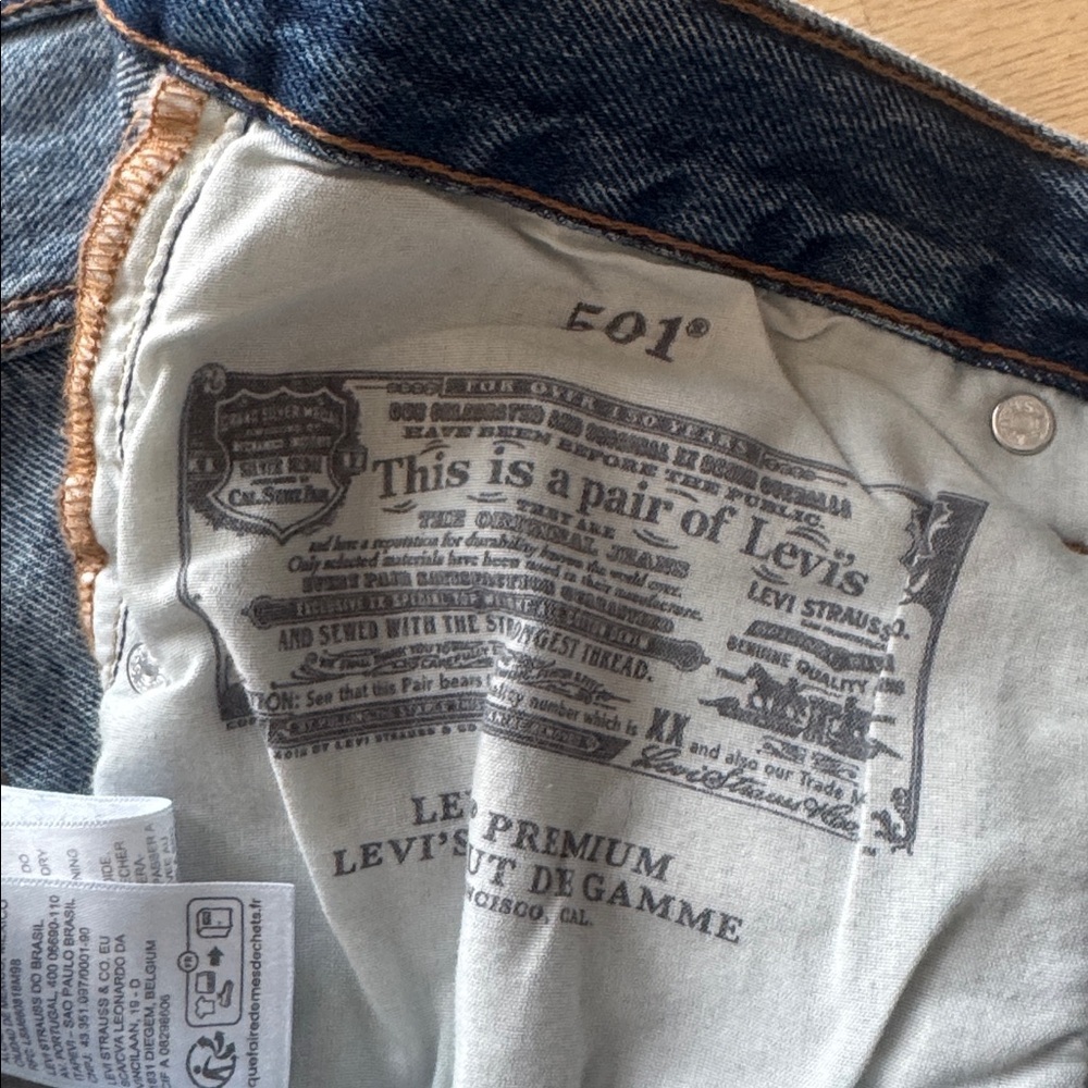 NWOT Levi’s 501 90’s Premium Men's Jeans 32x30 - Picture 7 of 12